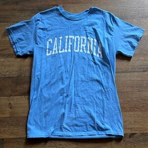 Pacsun J. Galt light blue California t shirt